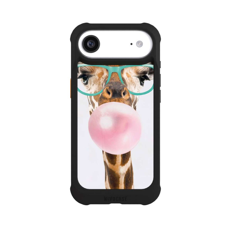 iPhone Air NIVOmax Giraffe mit Kaugummi