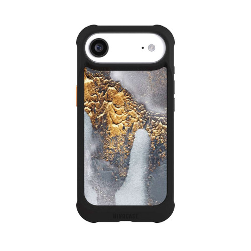 Apple iPhone Air NIVOmax Beton-Gold-Glitzerlook