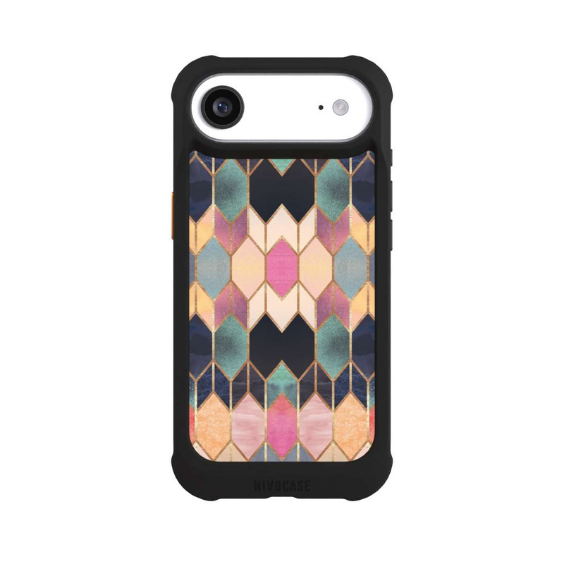 iPhone Air NIVOmax Bunte Glasscheibe