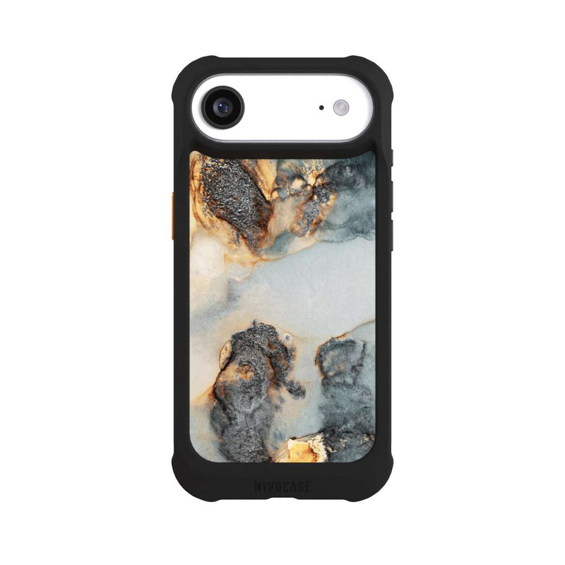 iPhone Air NIVOmax Flutwellen Golddruck