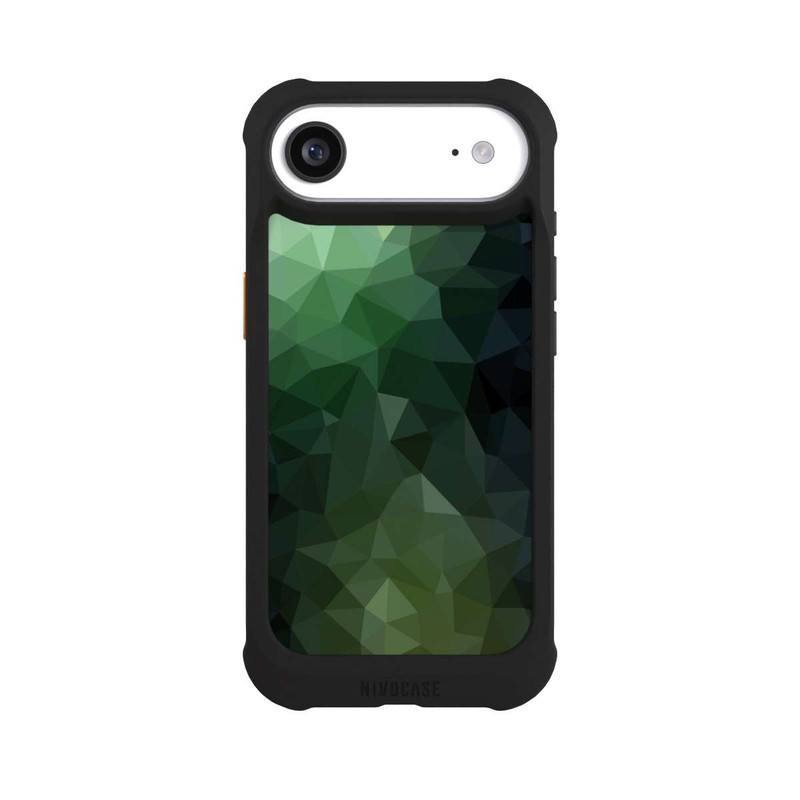 iPhone Air NIVOmax Polygonal Mosaic Green