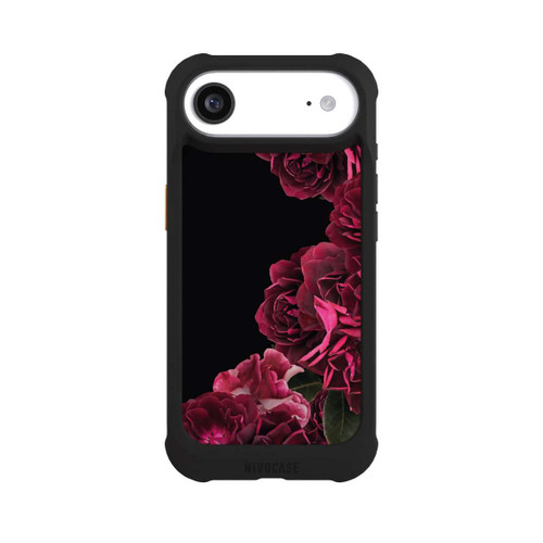 Apple iPhone Air NIVOmax Roses Vintage sur Fond Noir