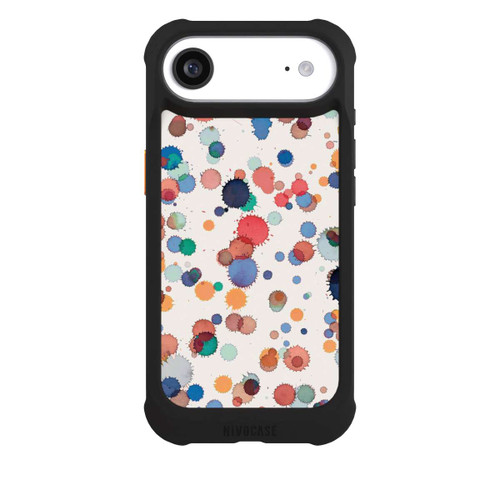 Apple iPhone Air NIVOmax Drops Watercolor Texture Blue Yellow
