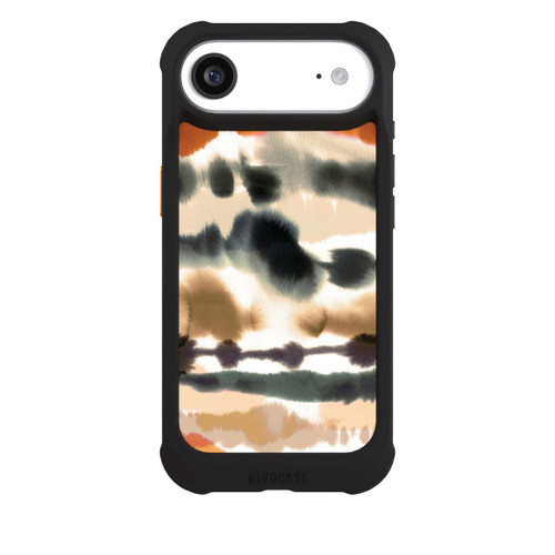 Apple iPhone Air NIVOmax Soft Nautical Watercolor Lines Orange