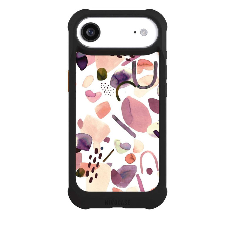 iPhone Air NIVOmax Abstrakte Formen aquarell lila