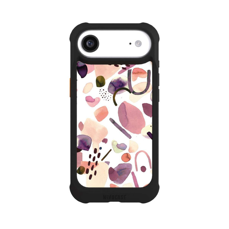 iPhone Air NIVOmax Watercolor Abstract Pieces Mauve