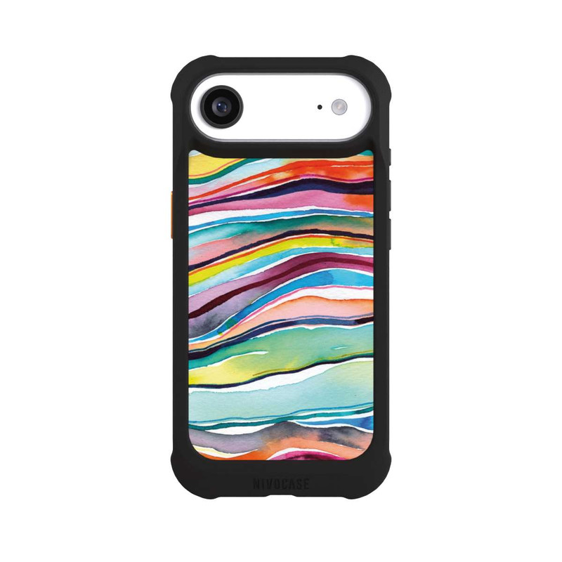 iPhone Air NIVOmax Watercolor Agate Layers