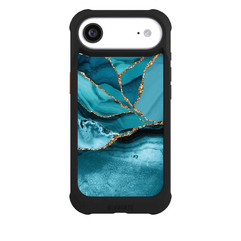 iPhone Air NIVOmax Eisblaue Marmor Landschaft