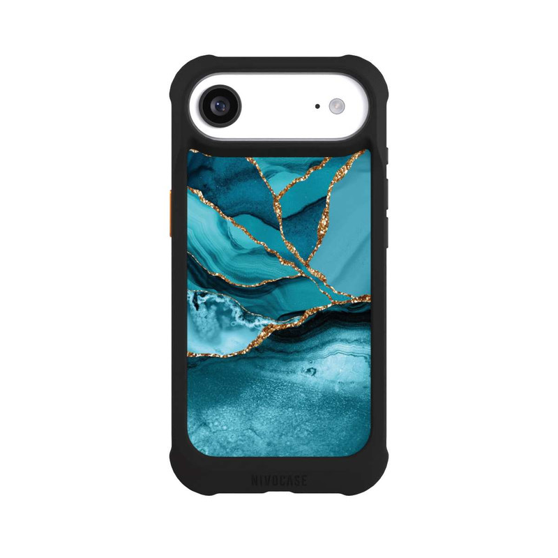 iPhone Air NIVOmax Eisblaue Marmor Landschaft