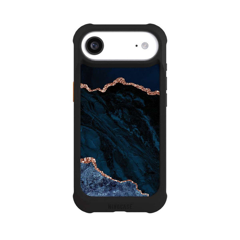 iPhone Air NIVOmax Nacht Blau Marmor Landschaft