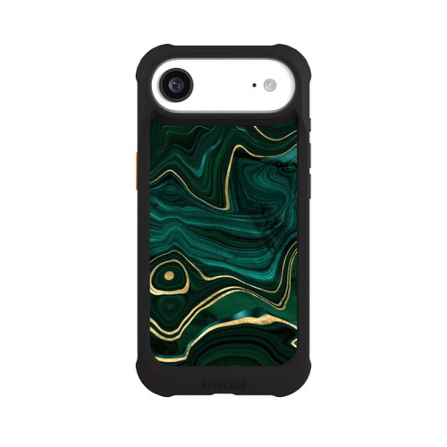 Apple iPhone Air NIVOmax Malachite gold print