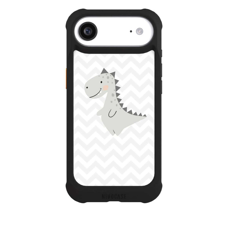 iPhone Air NIVOmax Grauer Dino