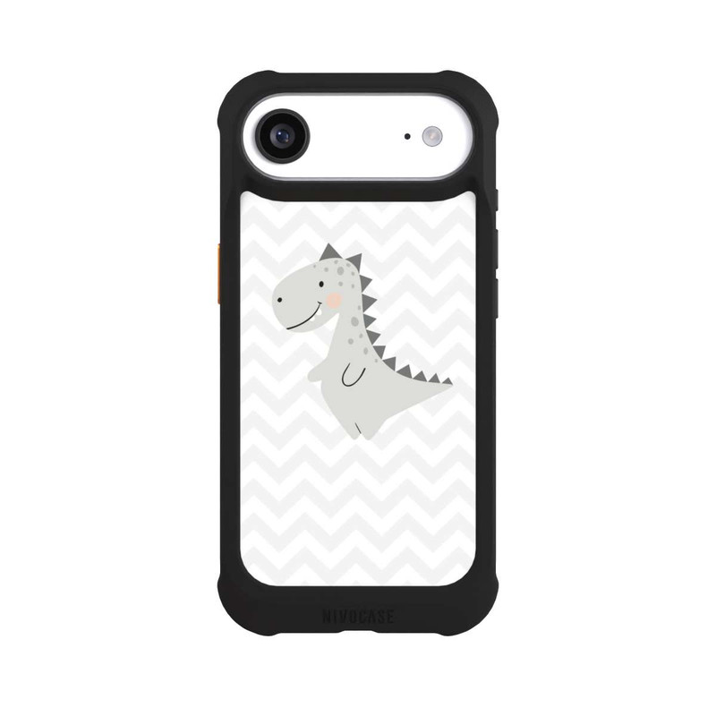 iPhone Air NIVOmax Grauer Dino