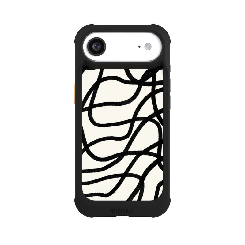 iPhone Air NIVOmax Lignes noires
