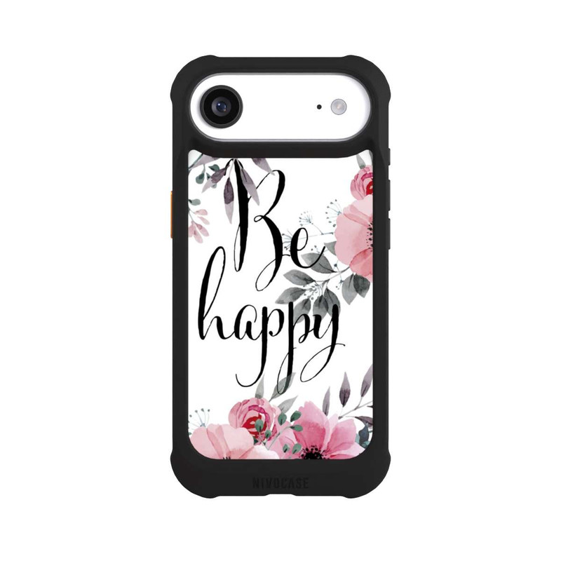 iPhone Air NIVOmax Be Happy Blumen