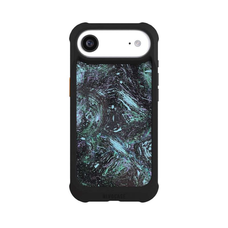 iPhone Air NIVOmax Abstract Dripping Dust Purple