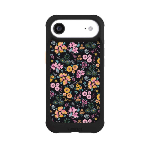 Apple iPhone Air NIVOmax Petites Fleurs colorées Noir 2