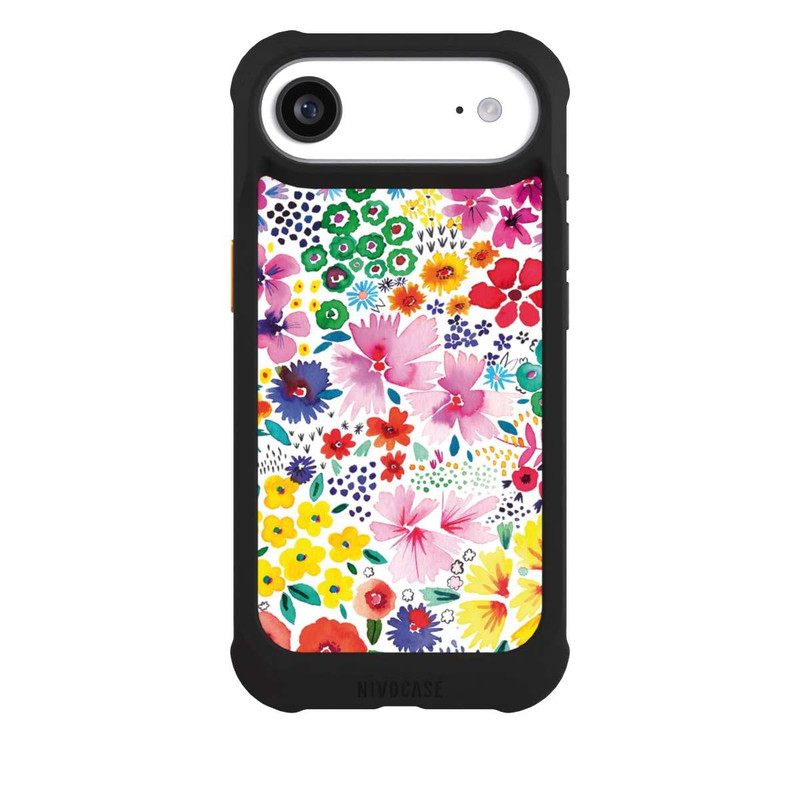 iPhone Air NIVOmax Kunstvolle kleine Frühlingsblumen