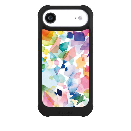 Apple iPhone Air NIVOmax Colorful Watercolor Gems Diamonds