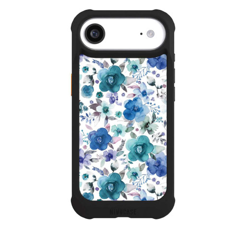 Apple iPhone Air NIVOmax Winter Floral Bouquets Blue