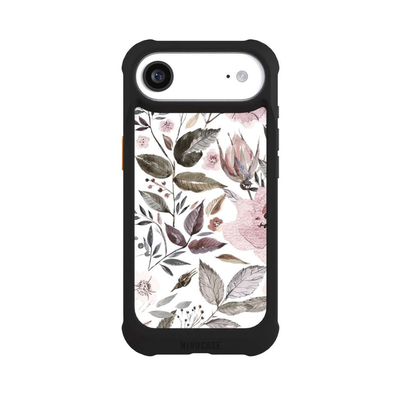 iPhone Air NIVOmax Aquarell braune Rosenblüten