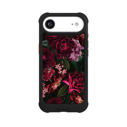 Apple iPhone Air NIVOmax Dunkle romantische Vintage Rosen und Pfingstrosen