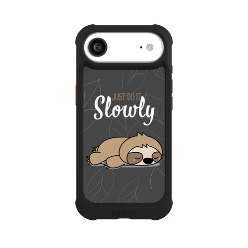 Apple iPhone Air NIVOmax Just Do It Slowly Sloth Grey