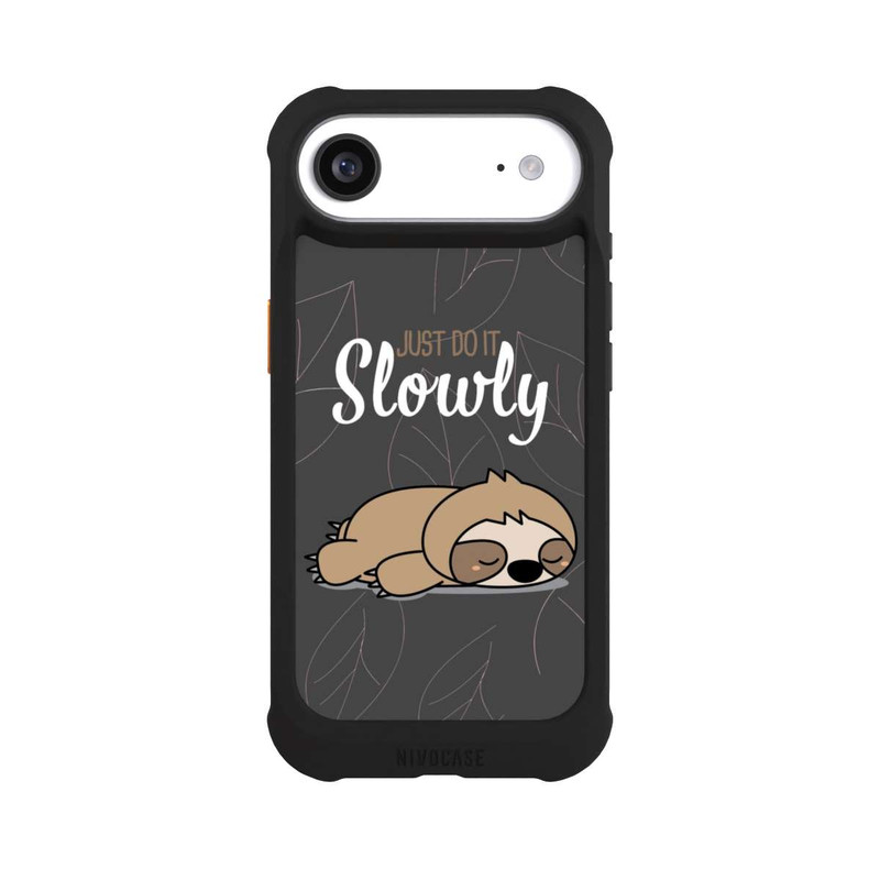 iPhone Air NIVOmax Just Do It Slowly Sloth Grey