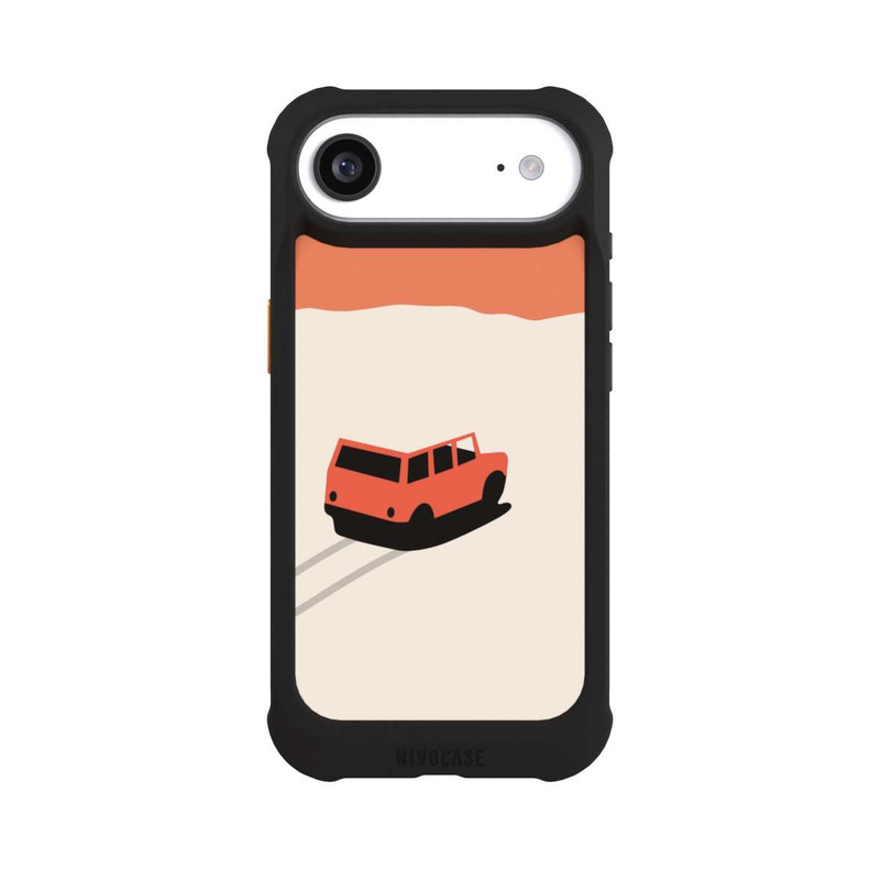 iPhone Air NIVOmax Auto in der Wüste