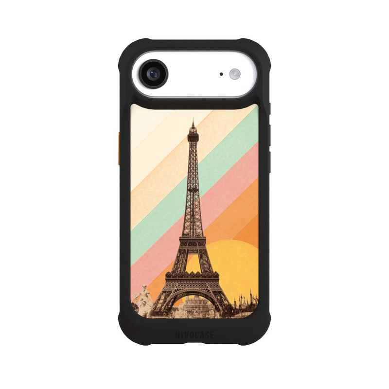 iPhone Air NIVOmax Eiffelturm Regenbogen