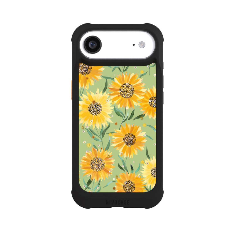 iPhone Air NIVOmax Sonnenblumen grün