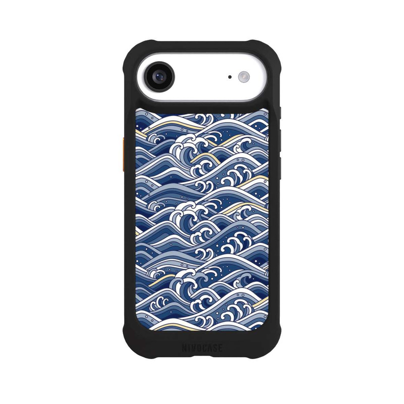 iPhone Air NIVOmax Vagues bleues kanagawa