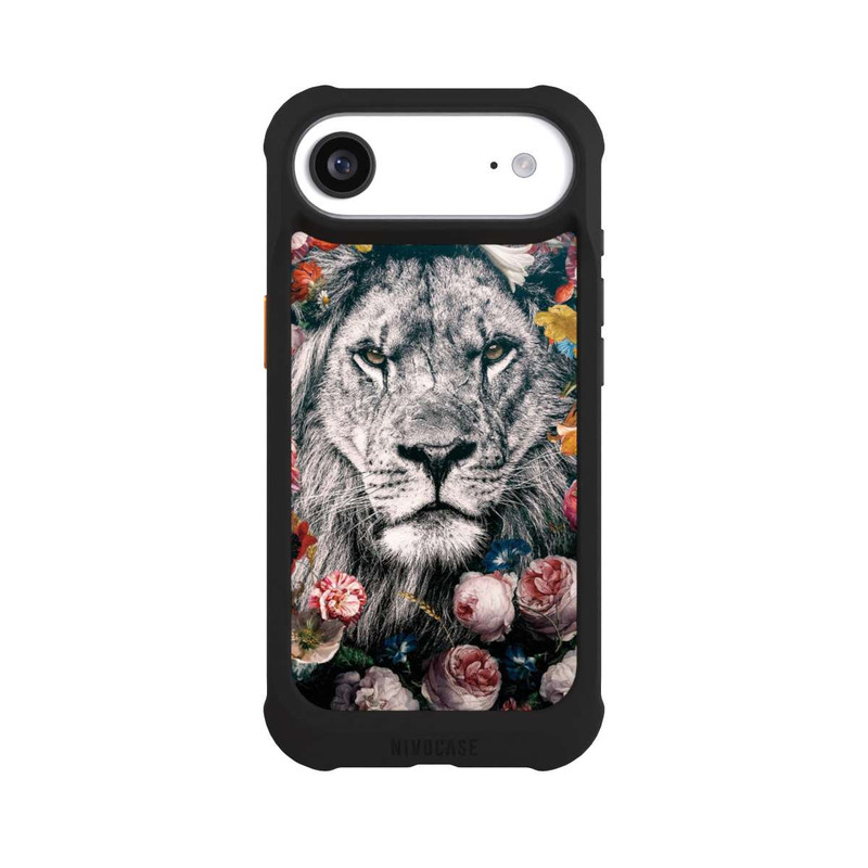 iPhone Air NIVOmax Lion Flowers