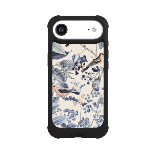 Apple iPhone Air NIVOmax Vögel und Beeren in Beige