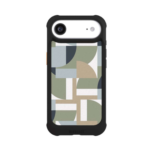 Apple iPhone Air NIVOmax Futuristische Bauhaus Polygone Beige