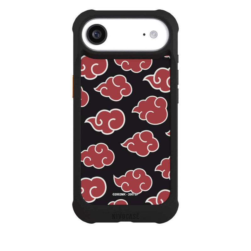 iPhone Air NIVOmax Akatsuki Pattern Black Big