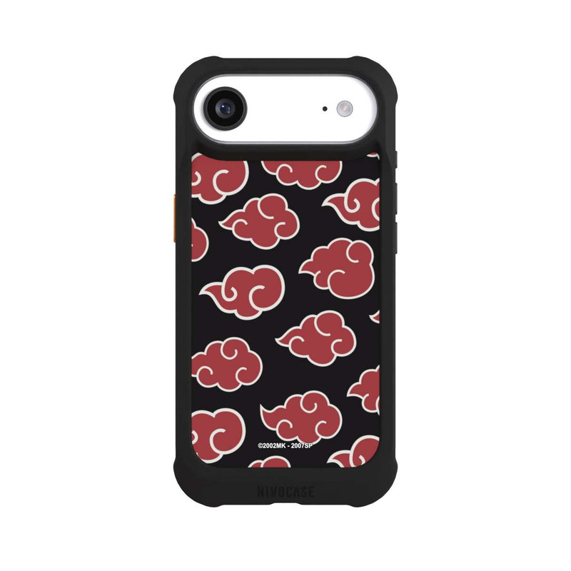 iPhone Air NIVOmax Akatsuki Pattern Black Big