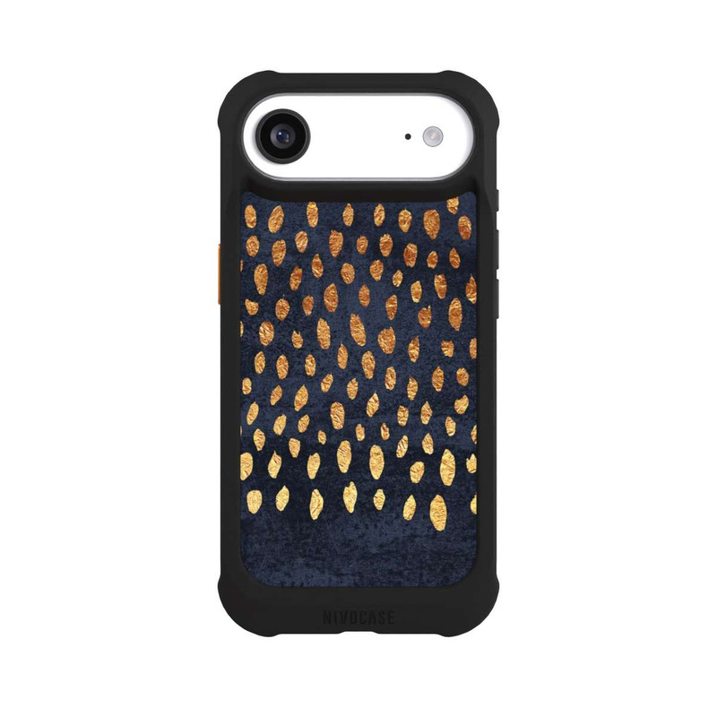 iPhone Air NIVOmax Muster Gold und Marine