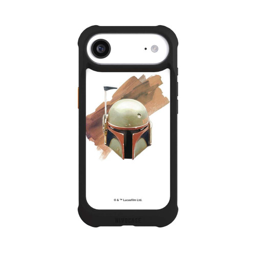 Apple iPhone Air NIVOmax Casque Boba Fett Blanc