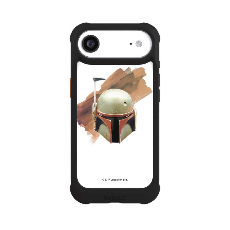 iPhone Air NIVOmax Casque Boba Fett Blanc