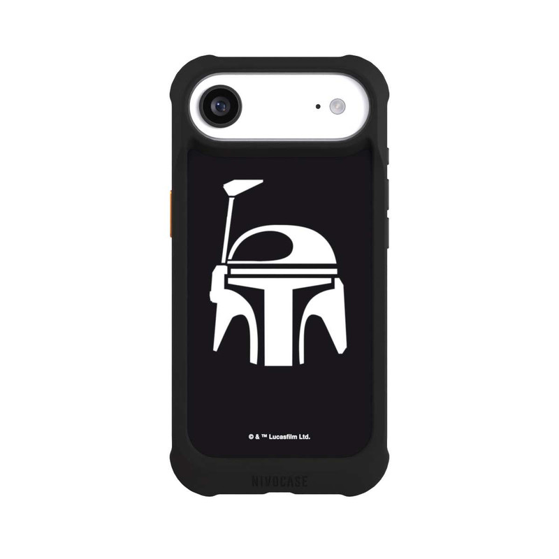 iPhone Air NIVOmax Boba Fett Helm Schwarz
