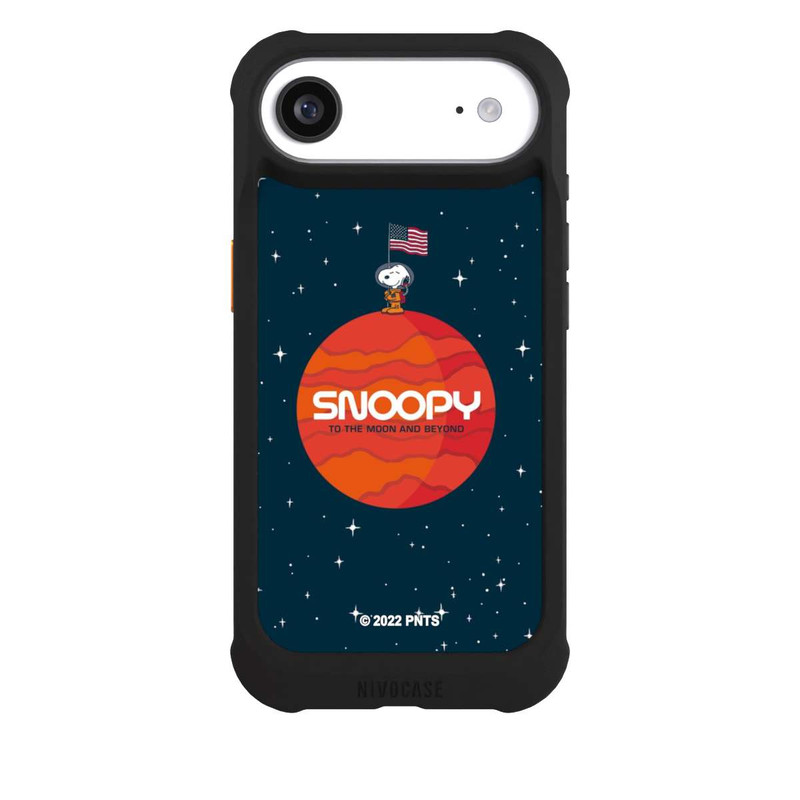 iPhone Air NIVOmax Snoopy Weltraumreisender Orange