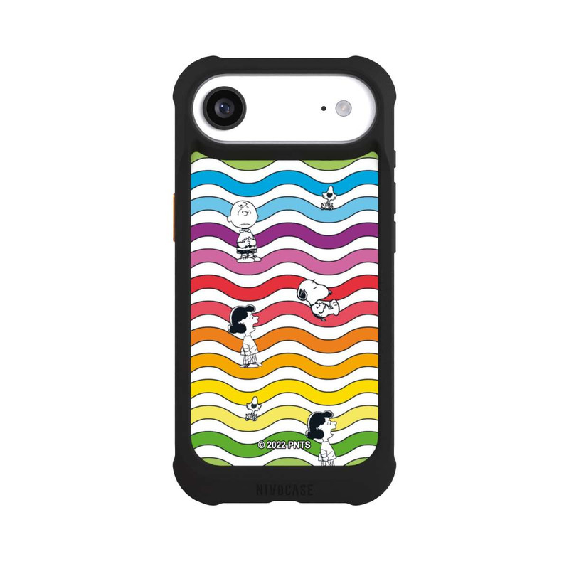 iPhone Air NIVOmax Snoopy Pattern Arc-en-ciel