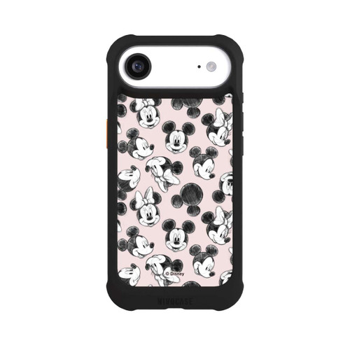 Apple iPhone Air NIVOmax Minnie &amp; Mickey aux multiples visages rose