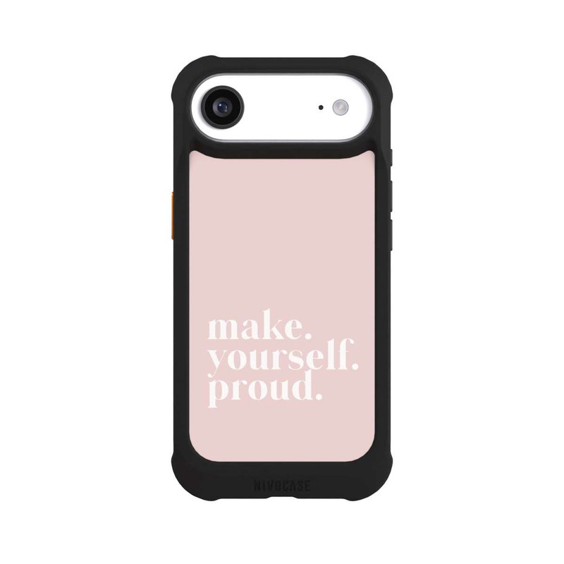 iPhone Air NIVOmax Make Yourself Proud Zitat - Altrosa