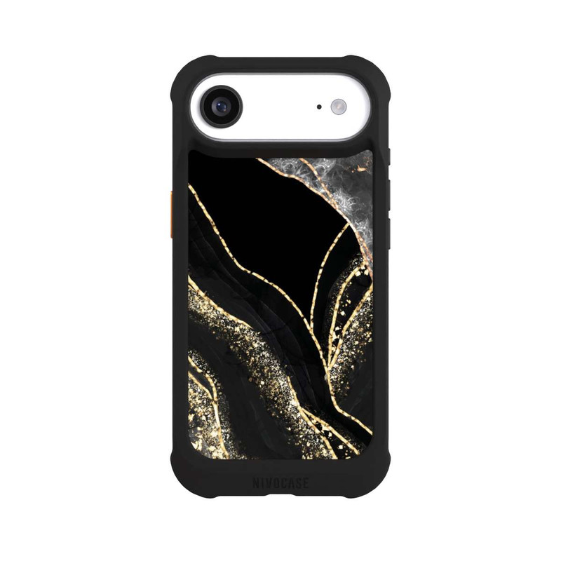 iPhone Air NIVOmax Dark Marble Gold