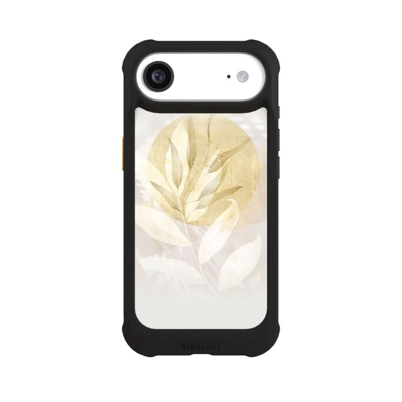 iPhone Air NIVOmax Boho Gold Blumen Kunst