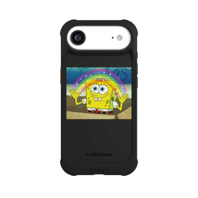 iPhone Air NIVOmax Bob L'Éponge - Meme Arc-en-ciel Transparent