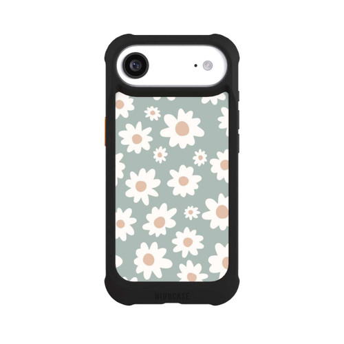 Apple iPhone Air NIVOmax Daisy Flower Seamless Pattern Green
