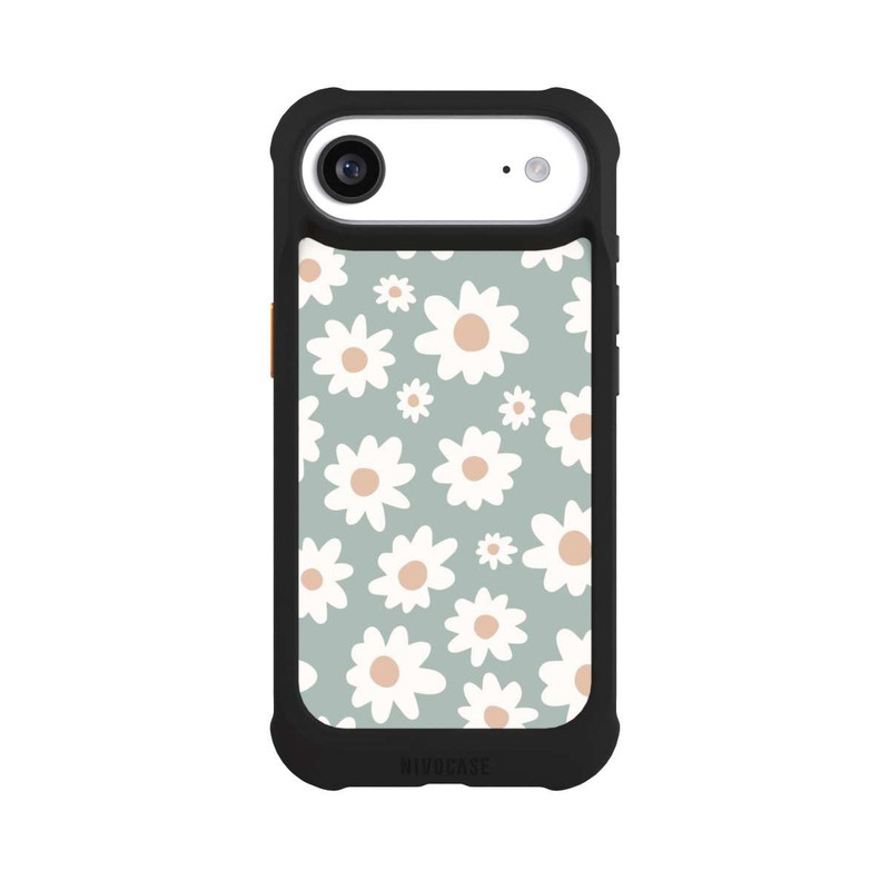 iPhone Air NIVOmax Marguerites Pattern Vert